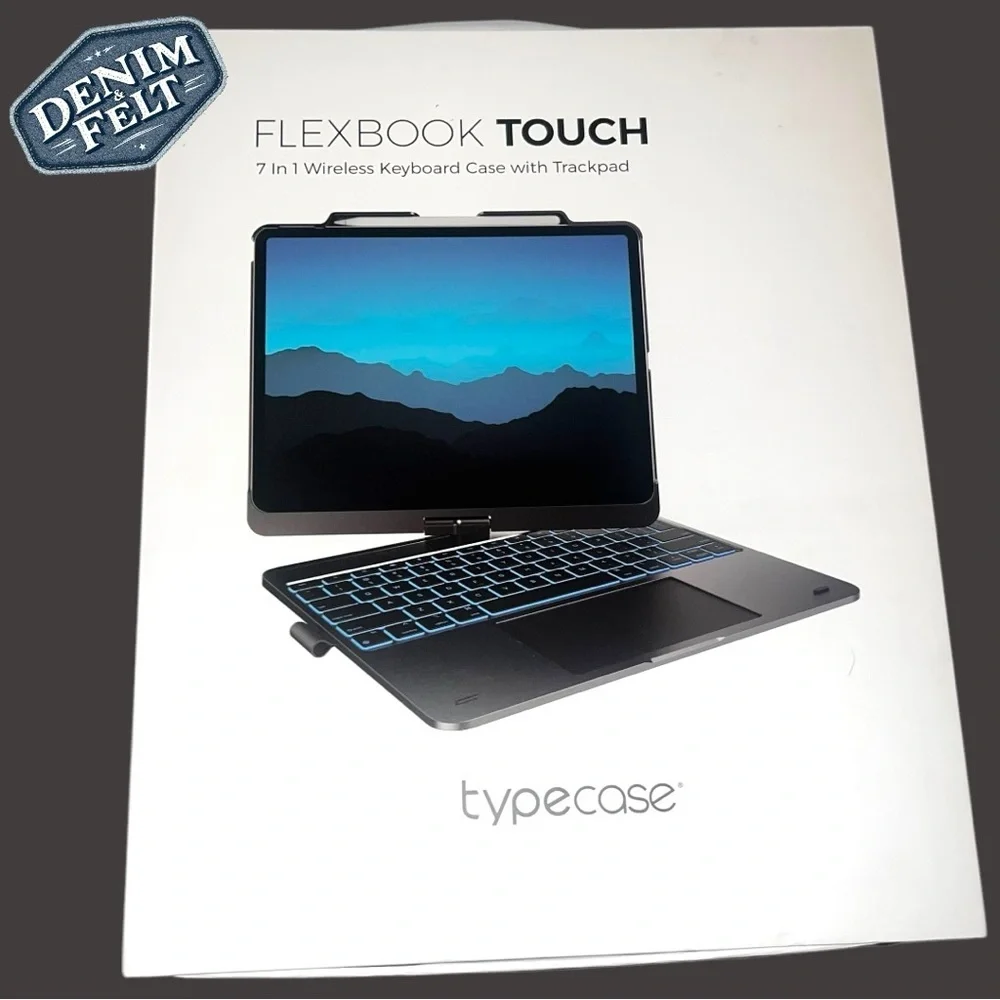 Typecase Flexbook Touch iPad Pro 11 Case w/ Keyboard, 360 Rotable Wireless | NEW